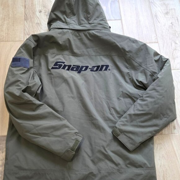 Authentic SNAP ON Tools Hawthorne Padded Jacket Dusty Olive SIZE XL - Picture 2 of 4